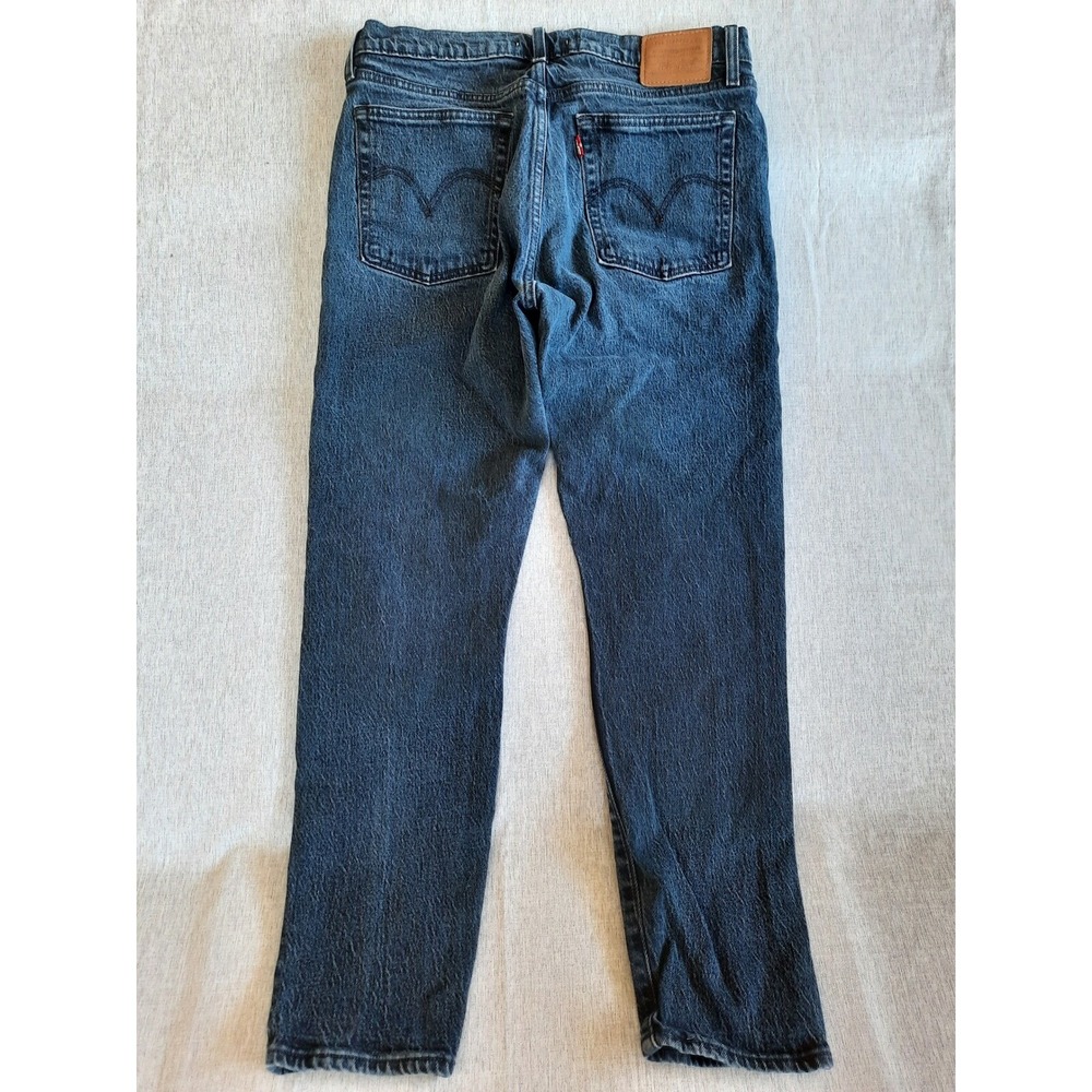 Levi's Premium Women W29 Wedgie Fit High-Rise Straight Button's Fly Jeans Big E